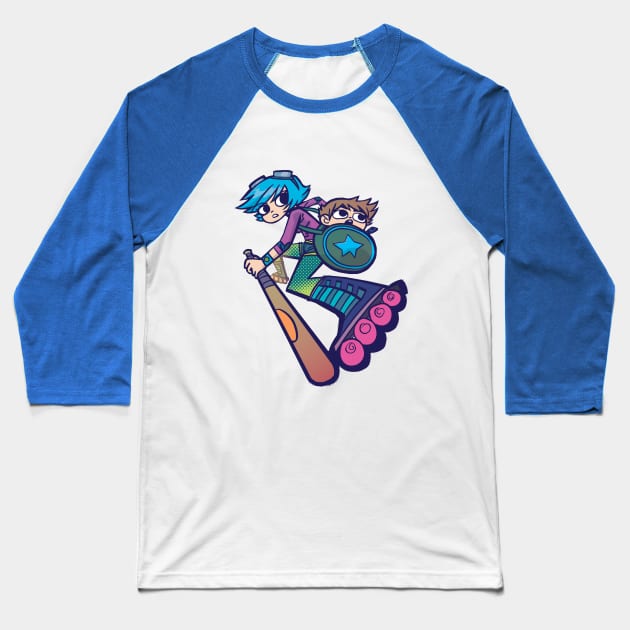 Ramona - Scott Pilgrim Baseball T-Shirt by josh.stead